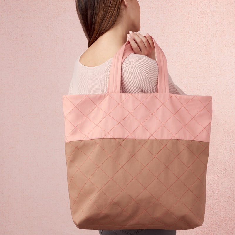 سيمبليسيتي حزمة حقيبة Simplicity Market and Grocery Tote، رمز 9298 نمط الخياطة فقط، مقاس واحد فقط، أبيض - Image 5